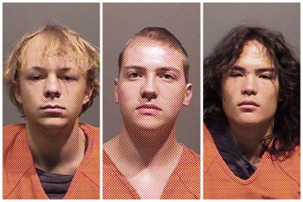 Joseph Koenig, left, Nicholas "Mitch" Karol-Chik, center, and Zachary Kwak.