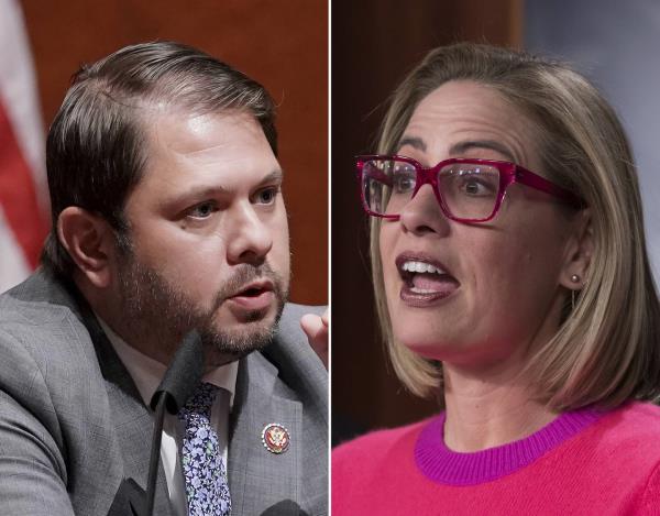 Rep. Ruben Gallego (D-Ariz.) and Sen. Kyrsten Sinema.