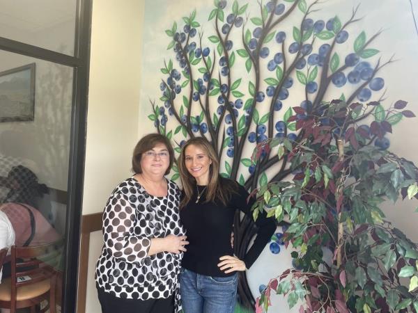 Patte Haras, left, with daughter Nikki Haras Sunday at Blueberry Field Pancake House & Restaurant. They help manage the restaurant that has been a local staple for more than 20 years. 