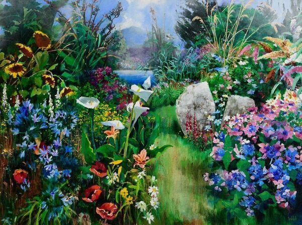 'Secret Garden, Ballinaboy' by Kenneth Webb at Morgan O'Driscoll.