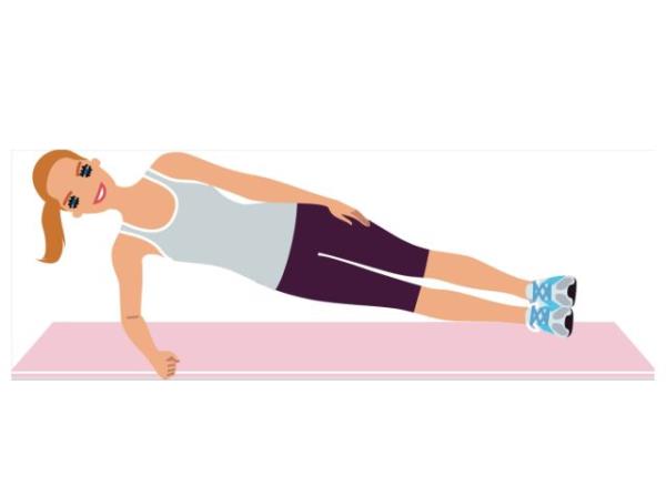 plank to pushup, co<em></em>ncept of exercises to regain balance