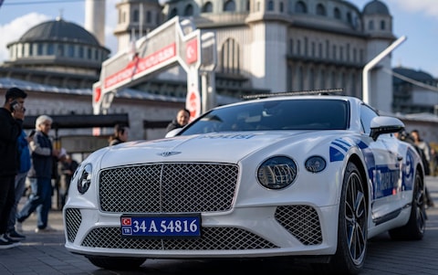 A Bentley Co<em></em>ntinental GT was among the 21 supercars seized from the Comanchero Motorcycle Club by Turkish authorities