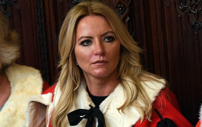 Lady Mone wearing her traditio<em></em>nal ermine robes in the House of Lords