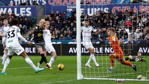 Will Smallbone slots home his goal