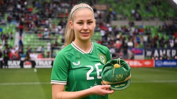 Tara O'Hanlon won her first Ireland senior cap last April in Austin, Texas