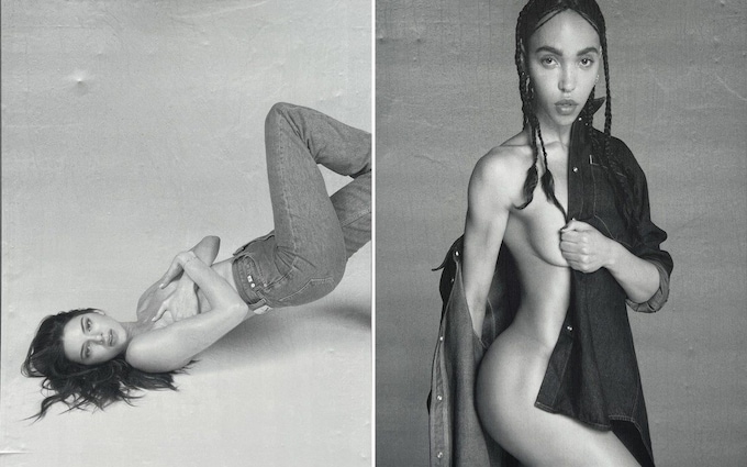 FKA Twigs and Kendall Jenner Calvin Kelin adverts