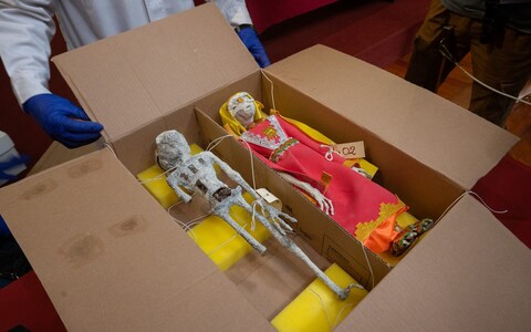 The dolls were intended for transport to Mexico