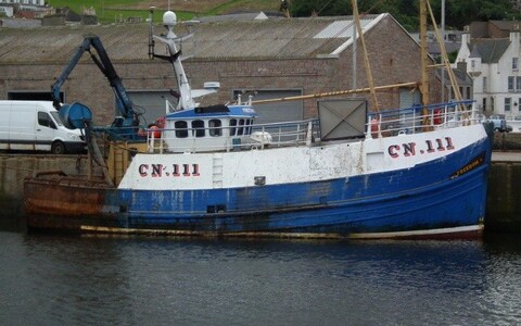 Coastguard was called at 1pm Wednesday after the 17 metre fishing boat reported taking on water