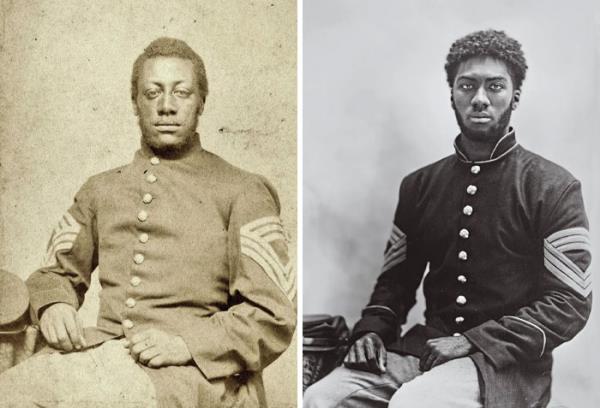 Descendants Of Black Civil War Heroes Recreate Their Portraits In Painstakingly Accurate Fashion