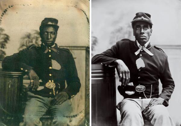 Descendants Of Black Civil War Heroes Recreate Their Portraits In Painstakingly Accurate Fashion