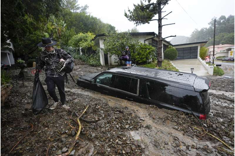 Mud and debris are flowing down hillsides across California. What causes the slides?