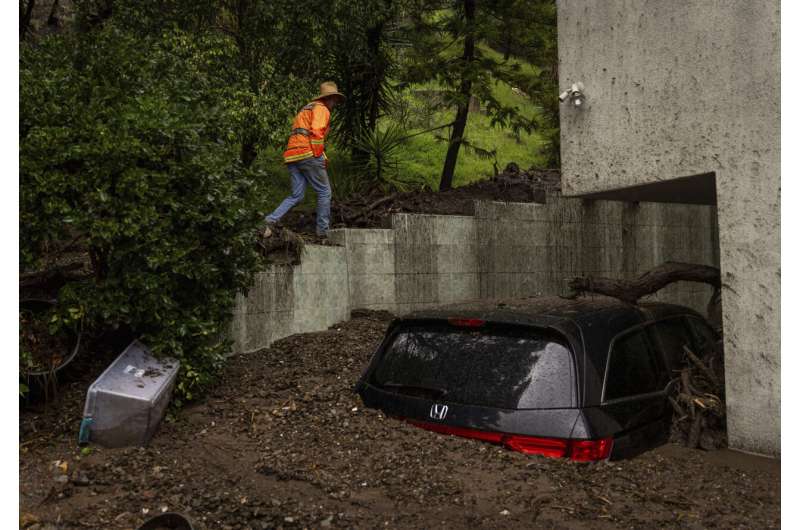 Mud and debris are flowing down hillsides across California. What causes the slides?