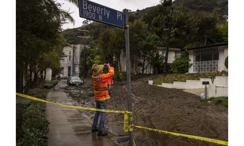 Mud and debris are flowing down hillsides across California. What causes the slides?