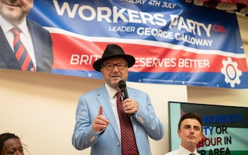 Mr Galloway said Parliament is a 'back-stabbing place'