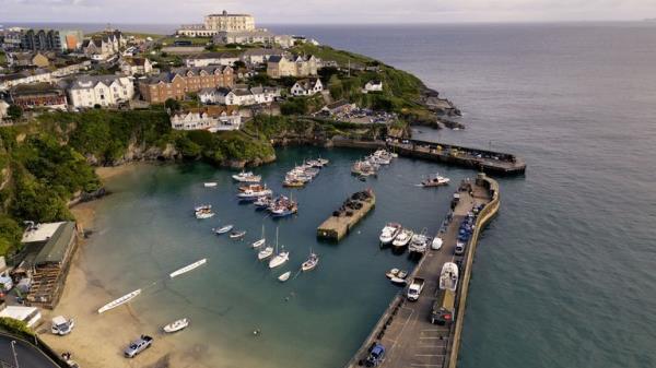 Newquay in Cornwall.