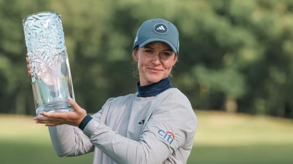 Sweden's Linn Grant becomes the first woman to win two titles on the DP World Tour