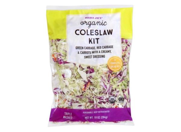 trader joe's organic coleslaw kit