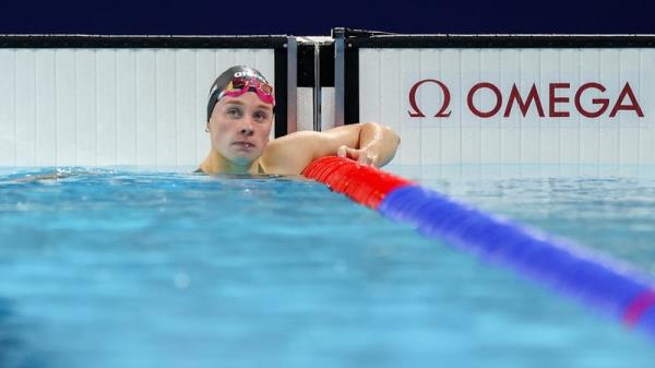 Ellen Walshe after finishing sixth in her heat this morning