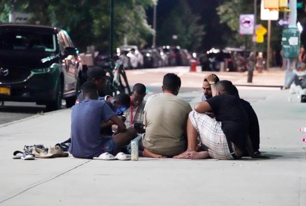 The tent city could also put more pressure on Jamaica Hospital, which is already overburdened. 