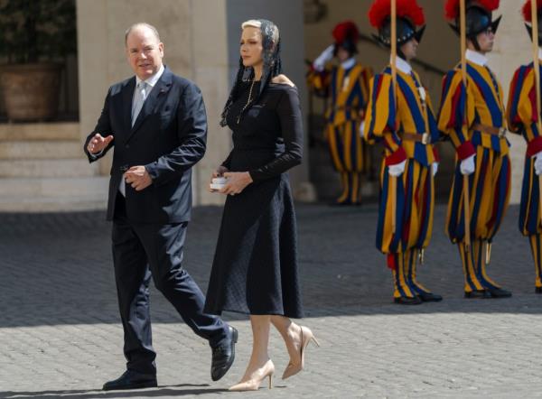 Prince Albert II of Mo<em></em>naco and Princess Charlene.