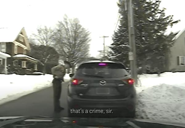 Dashcam video shows when state trooper Jay Riggen pulls over Gregory Bombard, eventually leading to an arrest. 