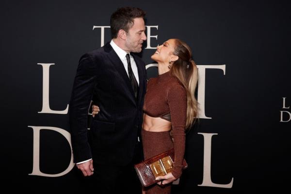 Ben Affleck and Jennifer Lopez at 