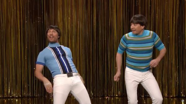 Matthew McCo<em></em>naughey and Jimmy Fallon danced in tight pants.