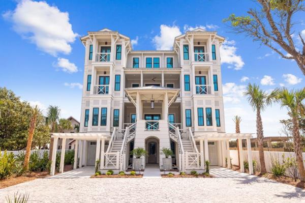 Another view of the property, which is along a prime stretch of coastline.