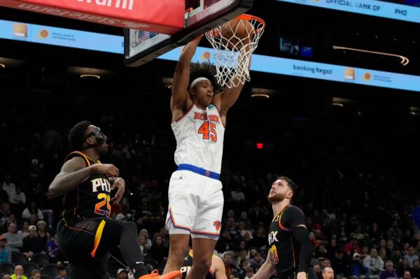 Jericho Sims is expected to start for the Knicks on Tuesday.