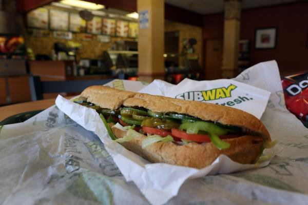 Photo of a subway sandwich. 