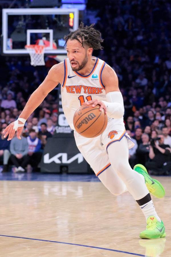 Jalen Brunson refused to let the Knicks lose in their close game against the Wizards on Thursday,