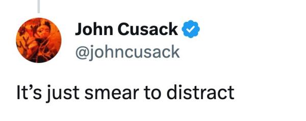 John Cusack tweet