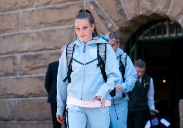 Ella Toone leaves the team hotel and will have one eye on the future 