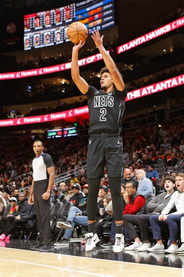 Cameron Johnson made 5-of-8 3-point attempts against the Hawks earlier this week.