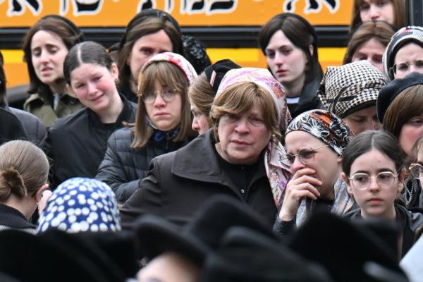 Her funeral was held this afternoon outside Viznitz Synagogue at 6 Lee Avenue in Williamsburg Brooklyn.