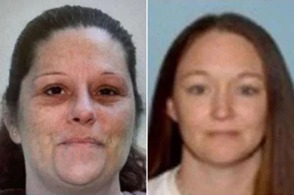 photos from police of Mikaela Harrell and Kaila Spires  