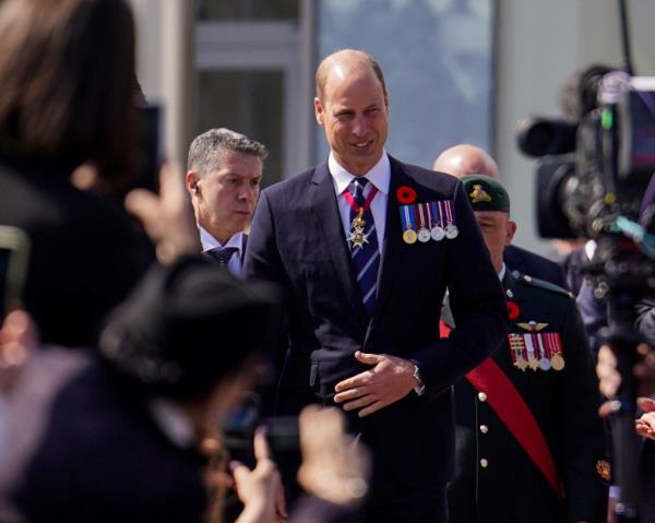 Prince William commemorating D-Day on June 7