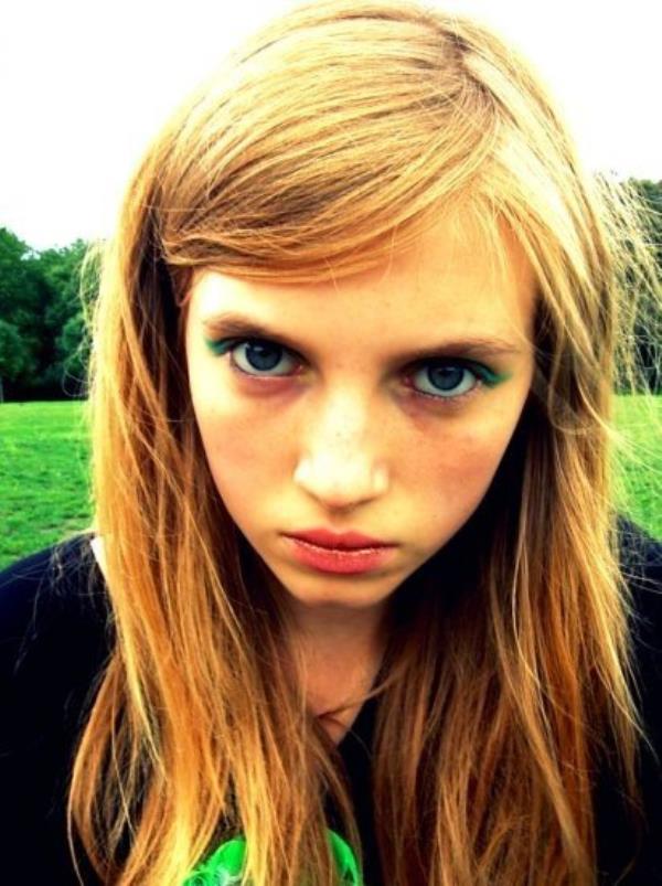 Jess as a teen, sans co<em></em>ncealer lips (Picture: Jess Austin)