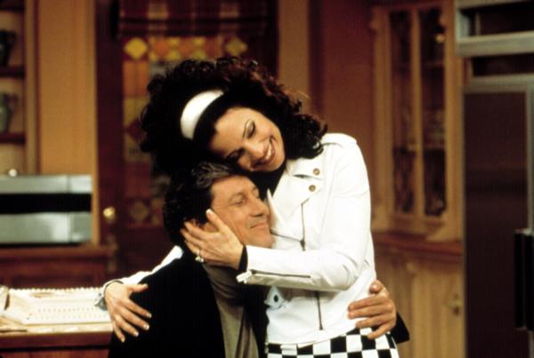 Fran Drescher and Charles Shaughnessy as Fran Fine and Maxwell Sheffield. They married in the Season 5 finale.