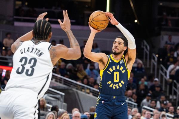 Tyrese Haliburton recorded 27 points and 13 assists for the Pacers on Monday.