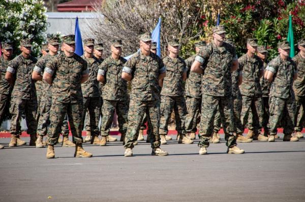 The Marine Corps announced that it will relax some uniform standards due to a camouflage shortage.