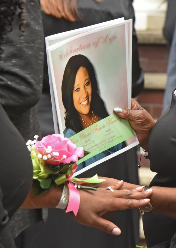 Elise Finch's funeral 