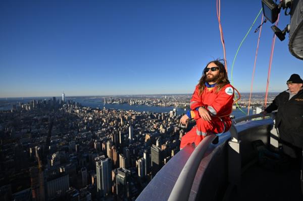 Leto recently made headlines after the actor/singer was spotted scaling the top of New York's Empire State Building earlier this month. 