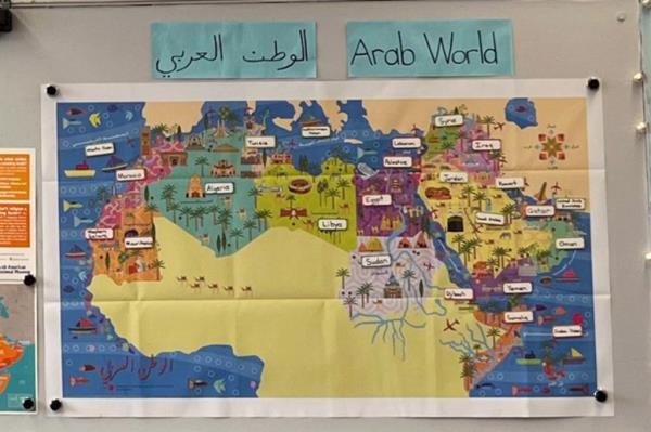 Map of Arab World