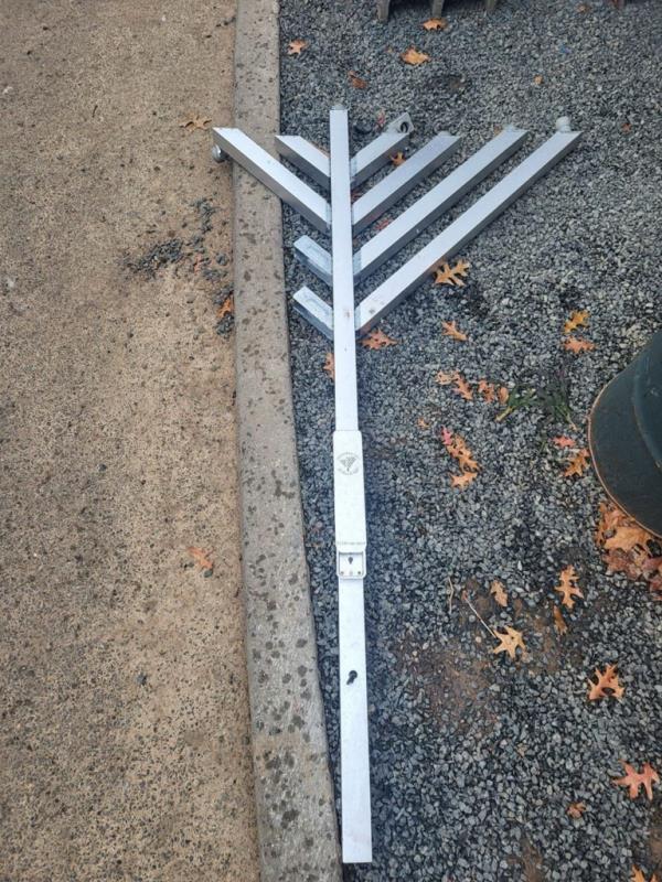 Vandalized menorah 