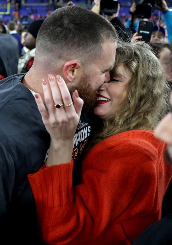 Swift has attended all of Kansas City’s postseason games this year, including the AFC Champio<em></em>nship game in Baltimore on Jan. 28, when she and Kelce sealed the Chiefs’  victory over the Ravens with a kiss.