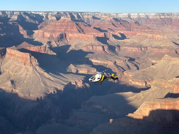 Helicopter 368 over Grand Canyon