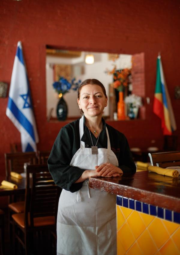 Restaurant owner Gazala Halabi 