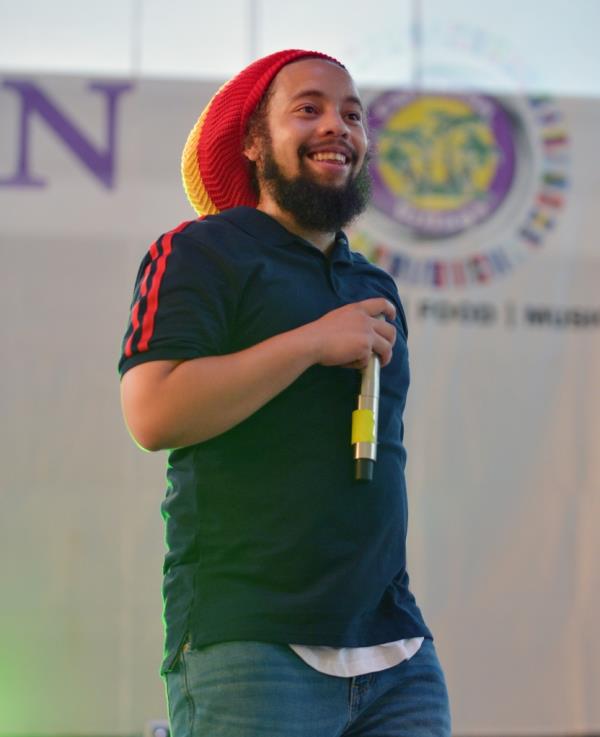 Jo Mersa Marley performs o<em></em>nstage during the Caribbean Village Festival at Miramar Regio<em></em>nal Park Amphitheater on June 23, 2019, in Miramar, Florida.