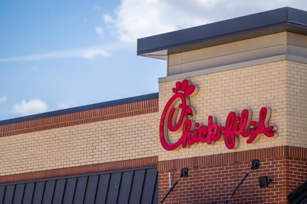 Chick-fil-A sign on building